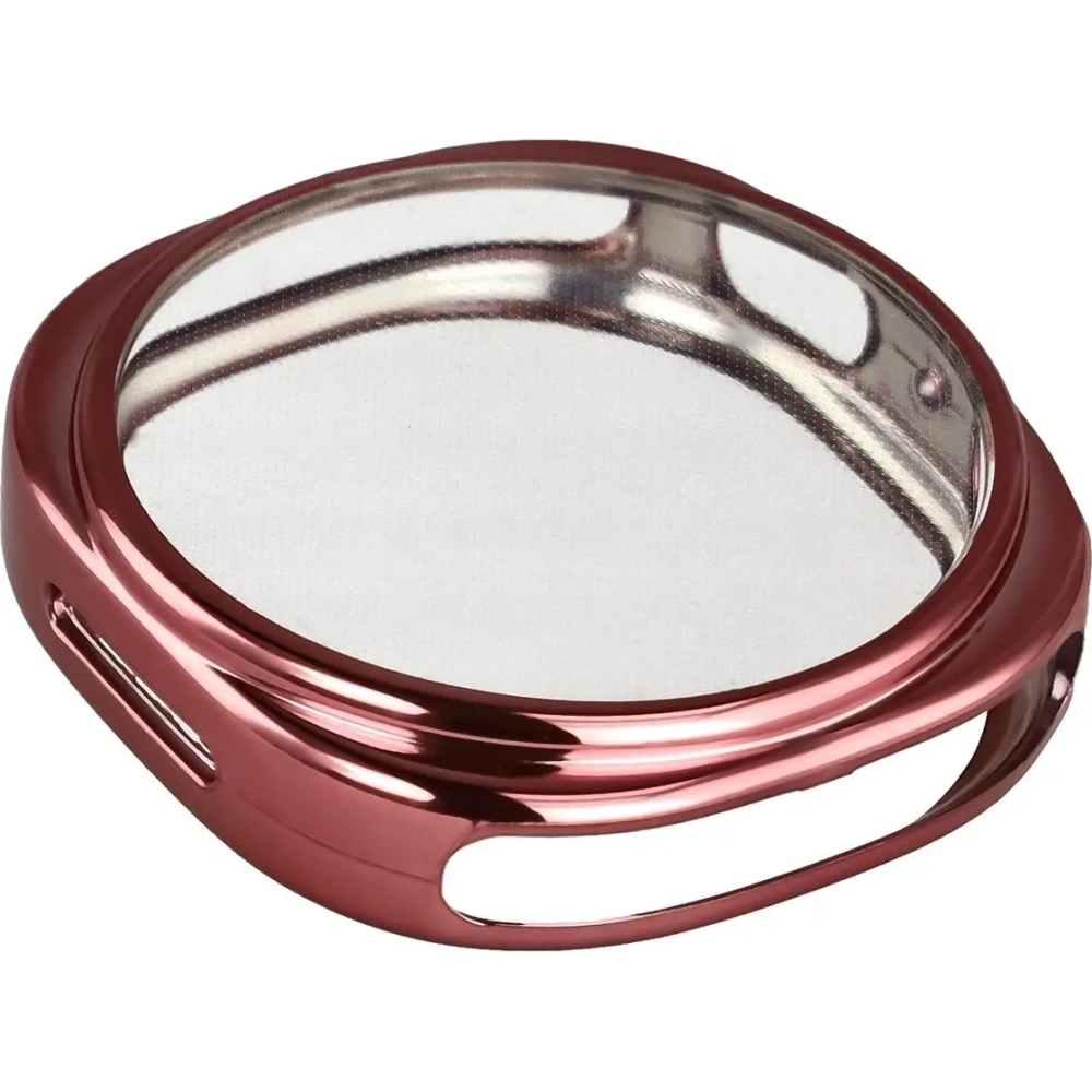 Etui z osłoną ekranu Bizon Case Watch Felipe do Samsung Galaxy Watch 8 40mm różowe