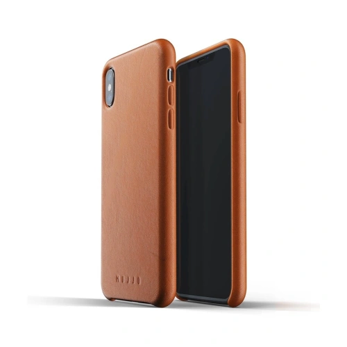 Kup Etui Mujjo din piele integrală pentru Apple iPhone XS Max (brun) - MUJ024BR - {ean13} - Sklep Home Screen