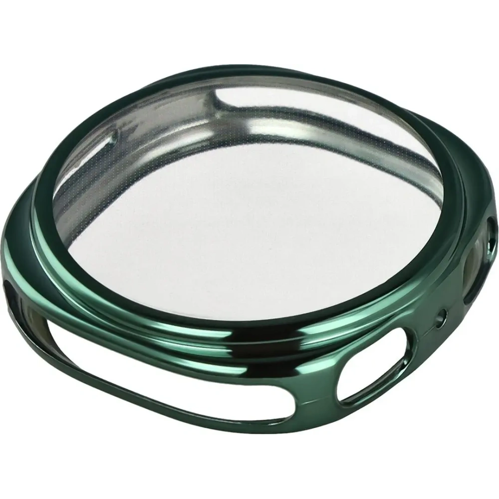 Etui z osłoną ekranu Bizon Case Watch Felipe do Samsung Galaxy Watch 8 40mm zielone