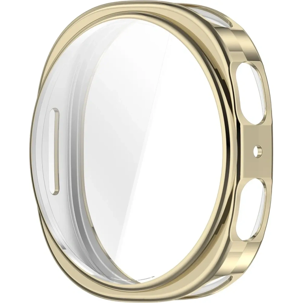 Etui z osłoną ekranu Bizon Case Watch Felipe do Samsung Galaxy Watch 8 40mm złote