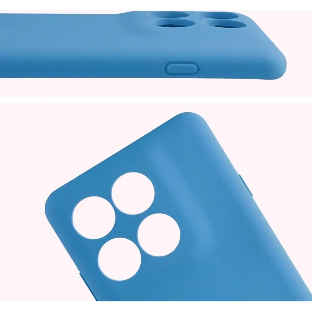 Silikonowe etui Bizon Soft Case do Motorola Edge 60 Pro niebieskie