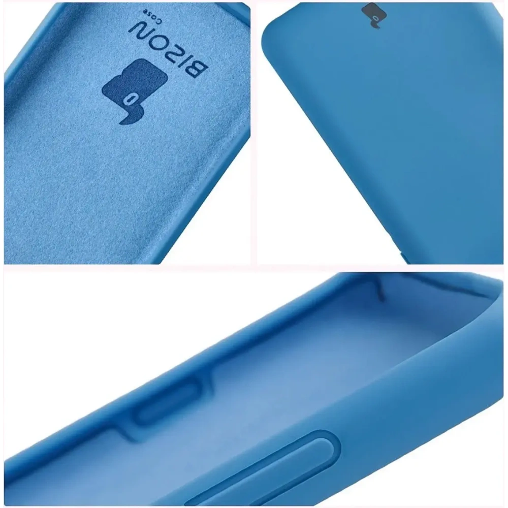 Silikonowe etui Bizon Soft Case do Motorola Edge 60 Pro niebieskie