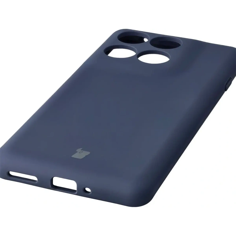 Silikonowe etui Bizon Soft Case do Motorola Edge 60 Pro ciemnoniebieskie
