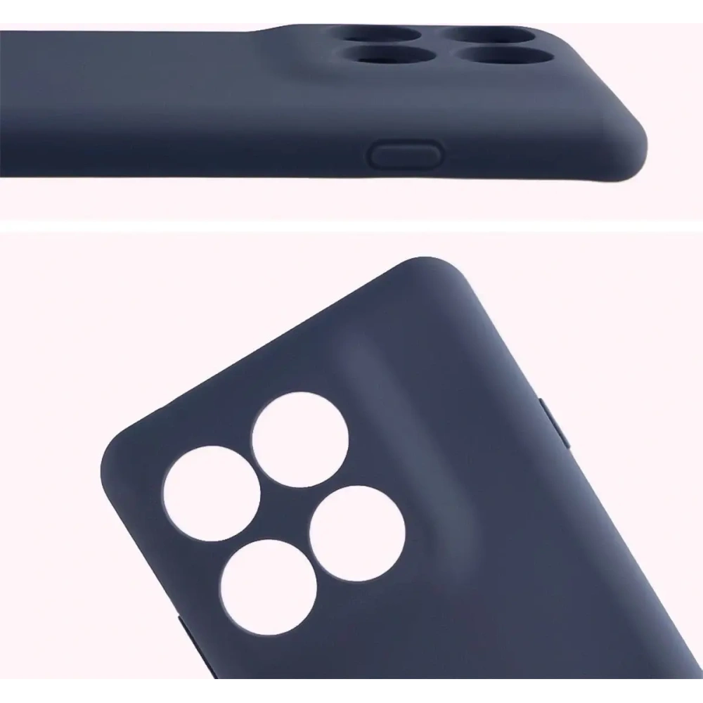 Silikonowe etui Bizon Soft Case do Motorola Edge 60 Pro ciemnoniebieskie