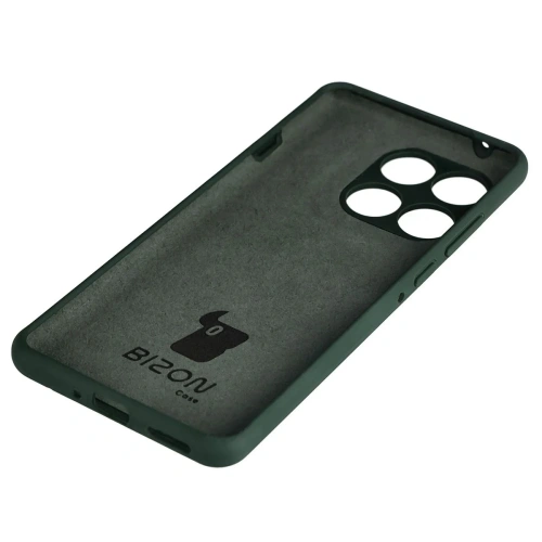Silikonowe etui Bizon Soft Case do Motorola Edge 60 Pro ciemnozielone