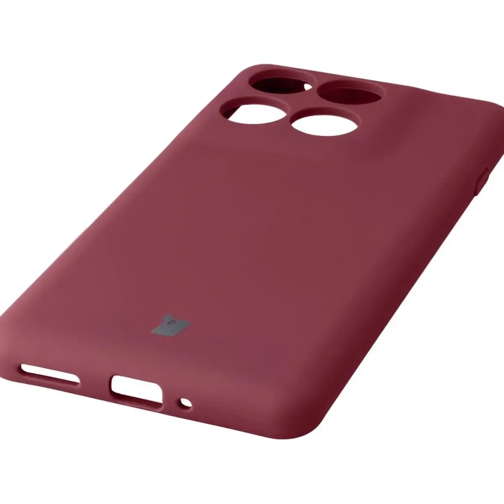 Silikonowe etui Bizon Soft Case do Motorola Edge 60 Pro ciemnofioletowe