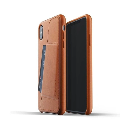 Kup Mujjo Apple Tasche Vollleder Geldbörse iPhone XS Max (braun) - MUJ026BR - {ean13} - Sklep Home Screen