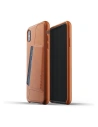Etui Mujjo Full Leather Wallet Apple iPhone XS Max (maro)
