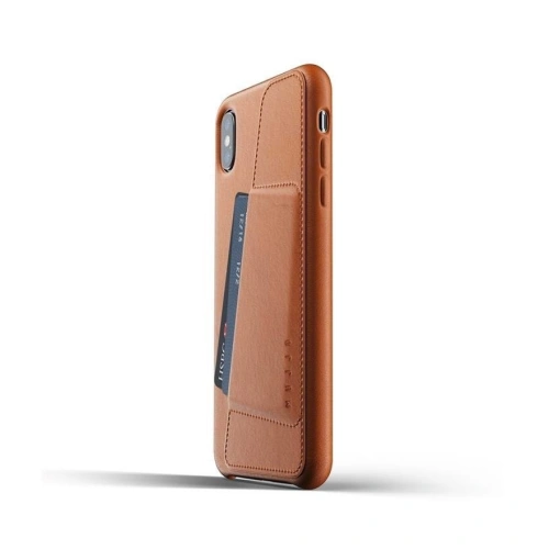 Kup Etui Mujjo Full Leather Wallet Apple iPhone XS Max (brązowe) - MUJ026BR - {ean13} - Sklep Home Screen