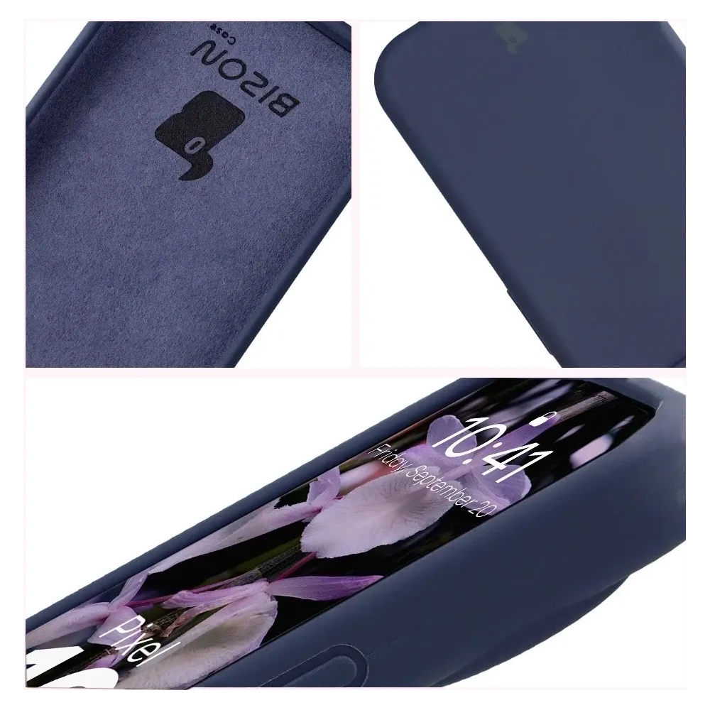 Silikonowe etui Bizon Soft Case do Google Pixel 10 / 10 Pro ciemnoniebieskie