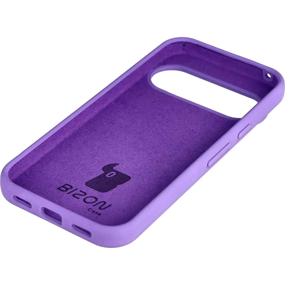 Silikonowe etui Bizon Soft Case do Google Pixel 10 / 10 Pro fioletowe