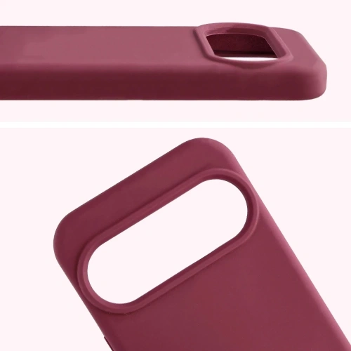 Silikonowe etui Bizon Soft Case do Google Pixel 10 / 10 Pro ciemnofioletowe