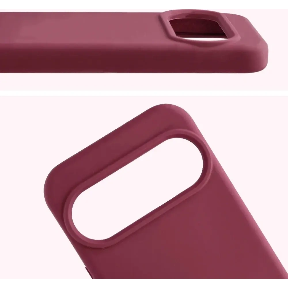 Silikonowe etui Bizon Soft Case do Google Pixel 10 / 10 Pro ciemnofioletowe