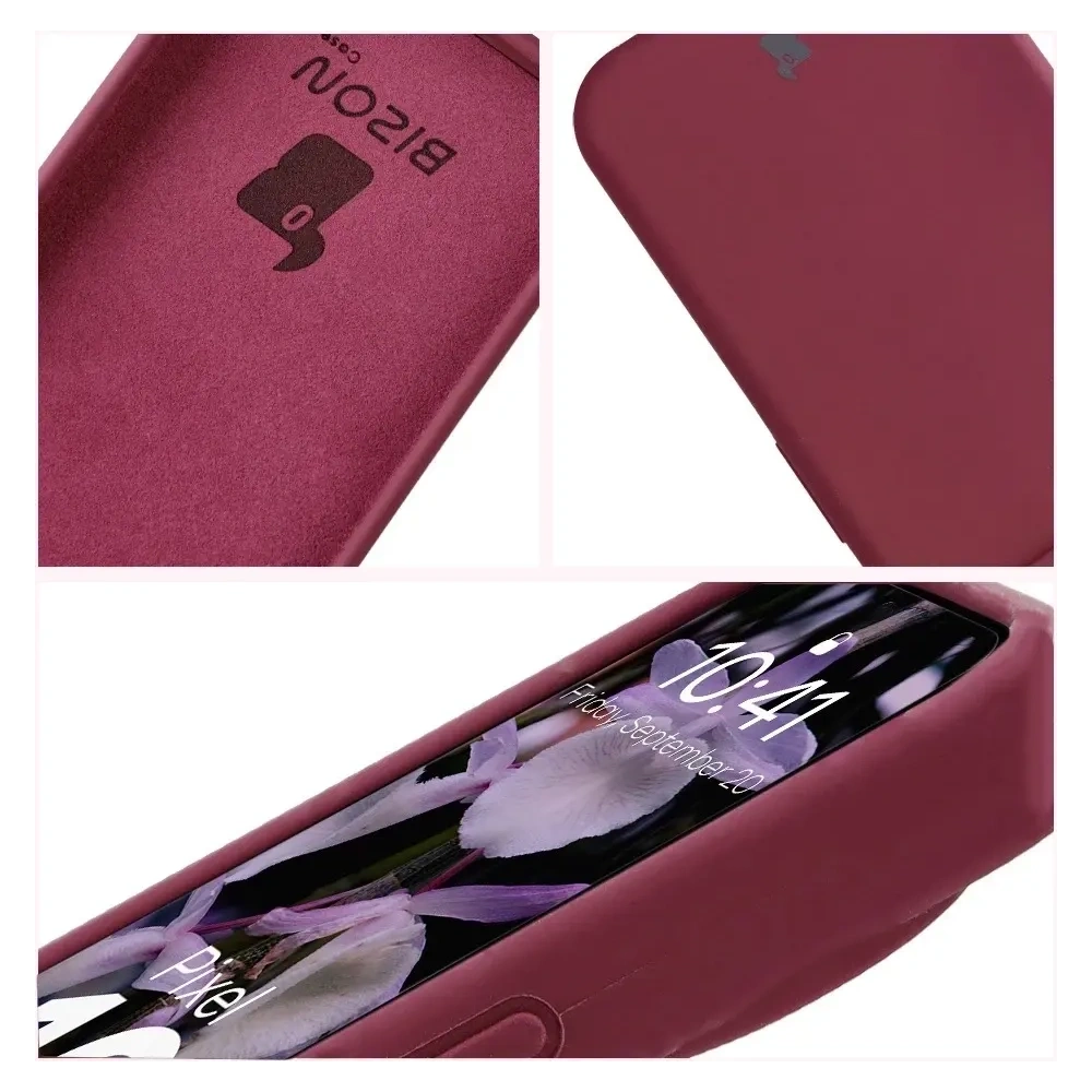 Silikonowe etui Bizon Soft Case do Google Pixel 10 / 10 Pro ciemnofioletowe