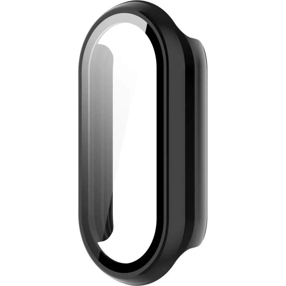 Etui ze szkłem do zegarka Bizon Case+Glass Watch do Xiaomi Smart Band 10 czarne