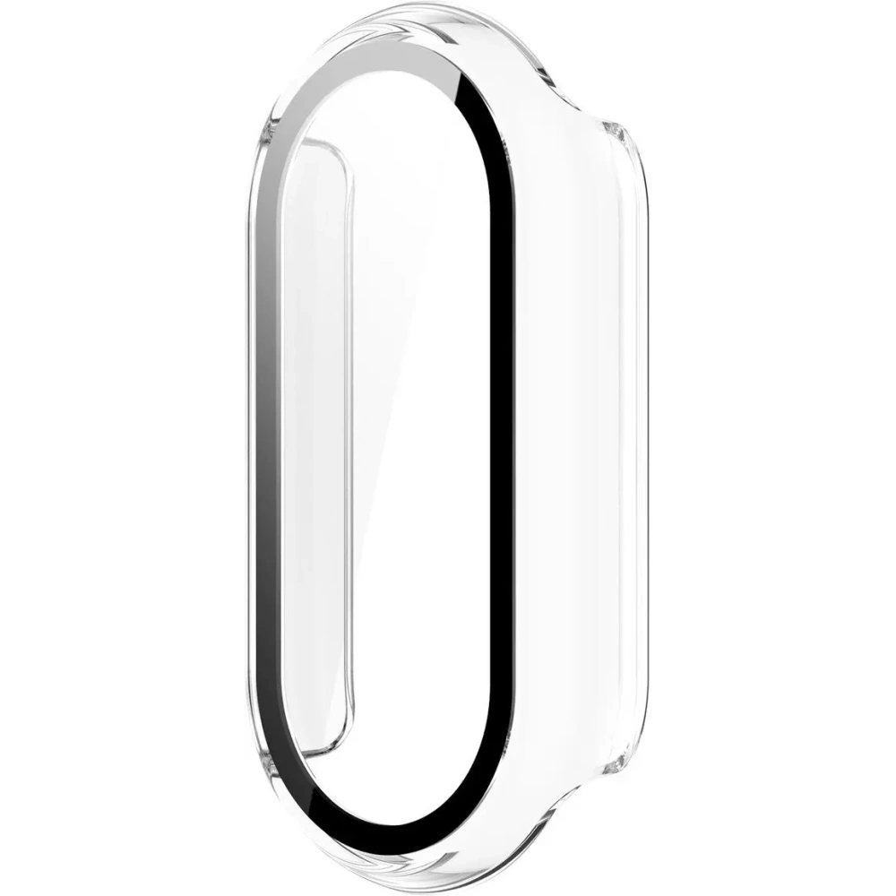 Etui ze szkłem do zegarka Bizon Case+Glass Watch do Xiaomi Smart Band 10 przeźroczyste