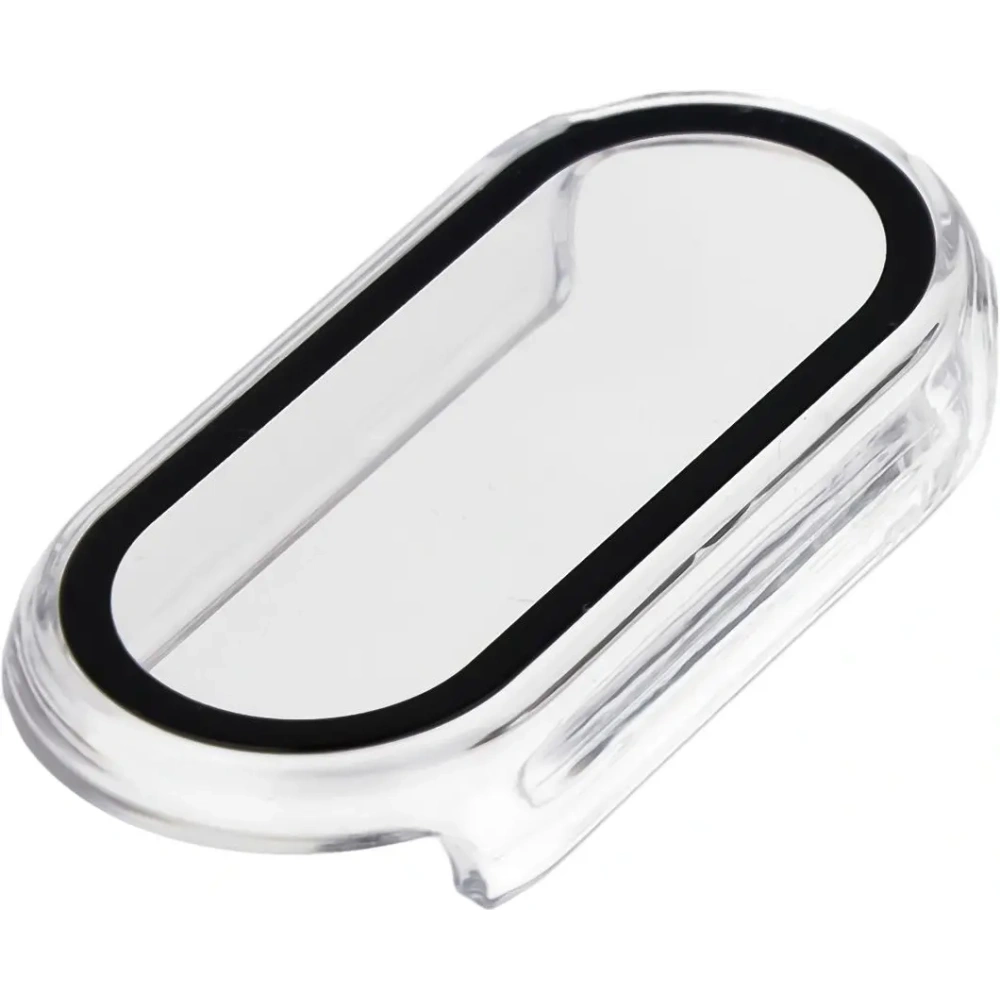 Etui ze szkłem do zegarka Bizon Case+Glass Watch do Xiaomi Smart Band 10 przeźroczyste