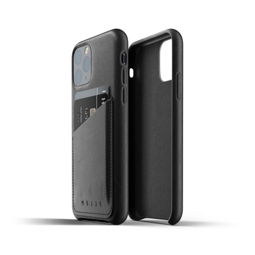 Kup Etui Mujjo Full Leather Wallet Case Apple iPhone 11 Pro (czarne) - MUJ030BLK - {ean13} - Sklep Home Screen