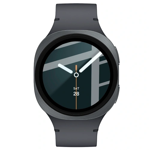 Szkło hybrydowe Bizon Glass Watch Edge Hybrid dla Samsung Galaxy Watch 8 44mm czarne