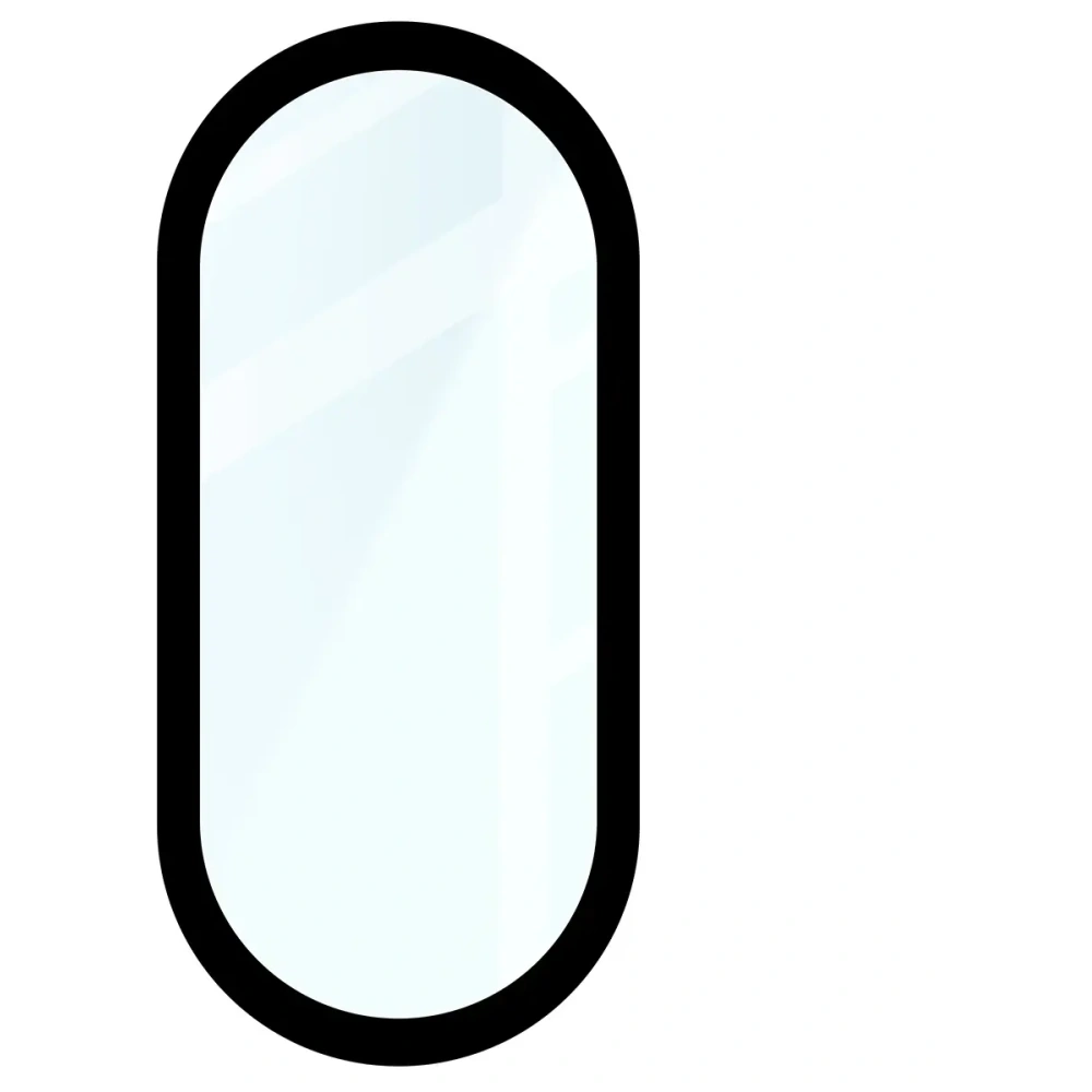 Szkło hybrydowe Bizon Glass Watch Edge Hybrid dla Xiaomi Smart Band 10 czarne