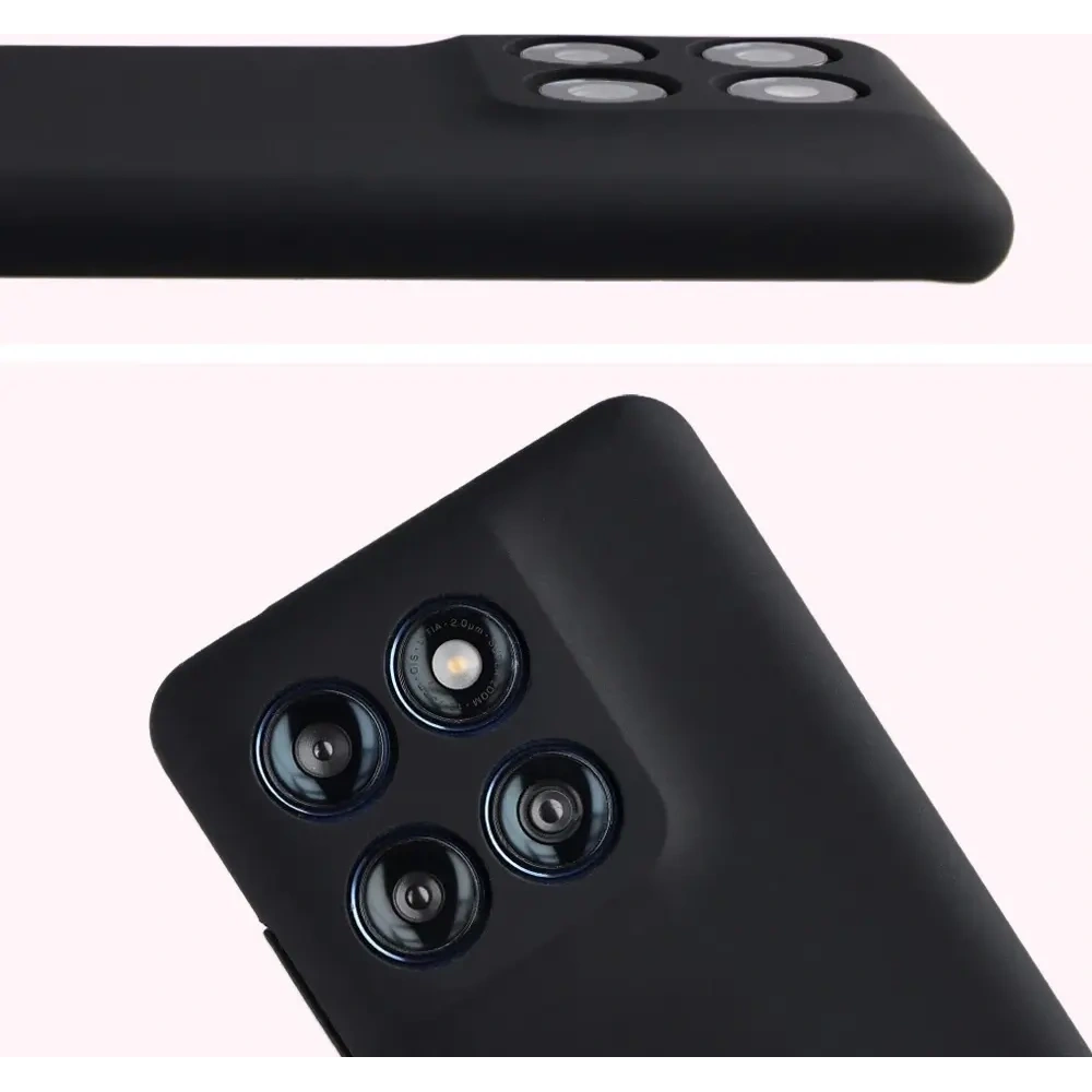 Silikonowe etui Bizon Soft Case do Motorola Edge 60 Fusion / 60 czarne