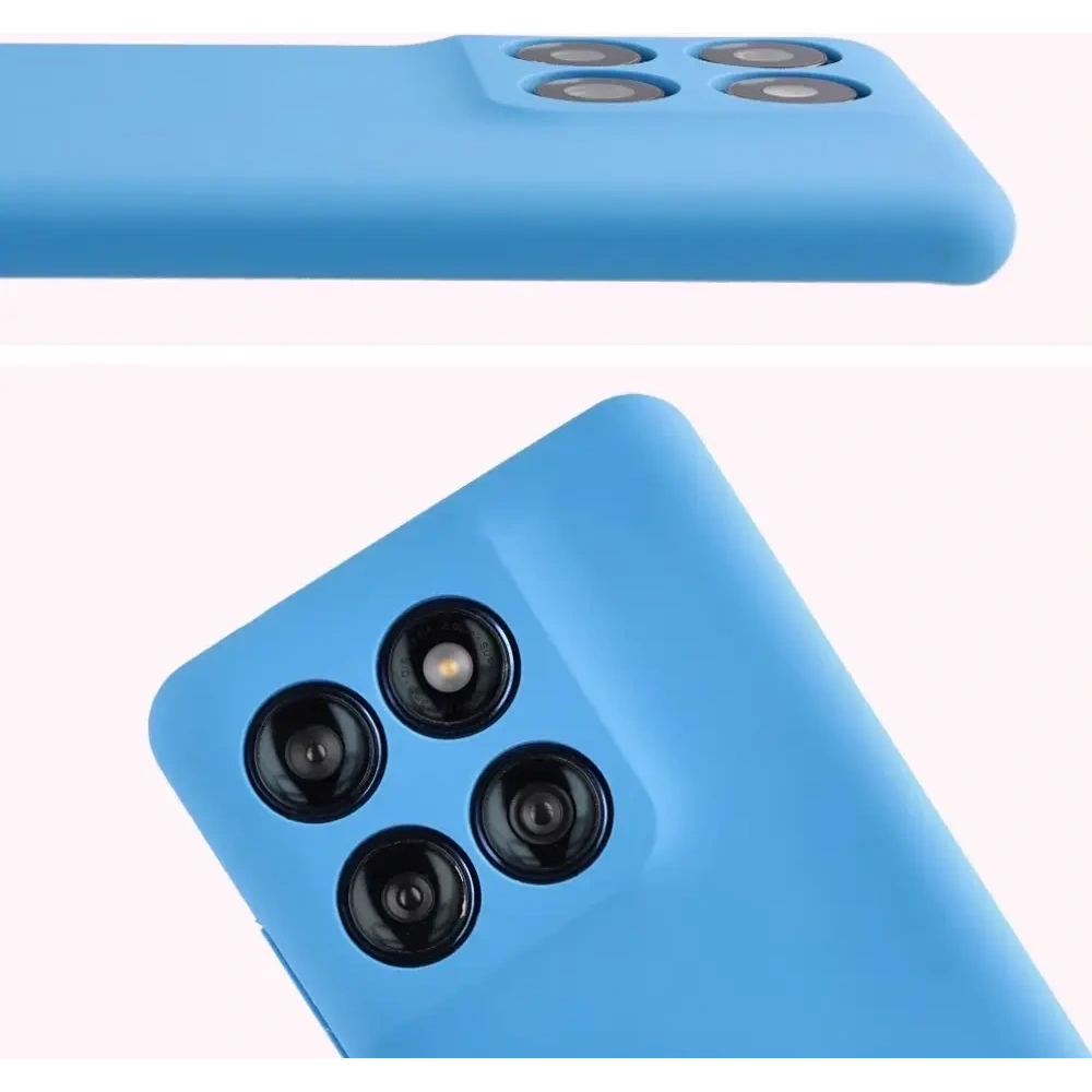 Silikonowe etui Bizon Soft Case do Motorola Edge 60 Fusion / 60 niebieskie