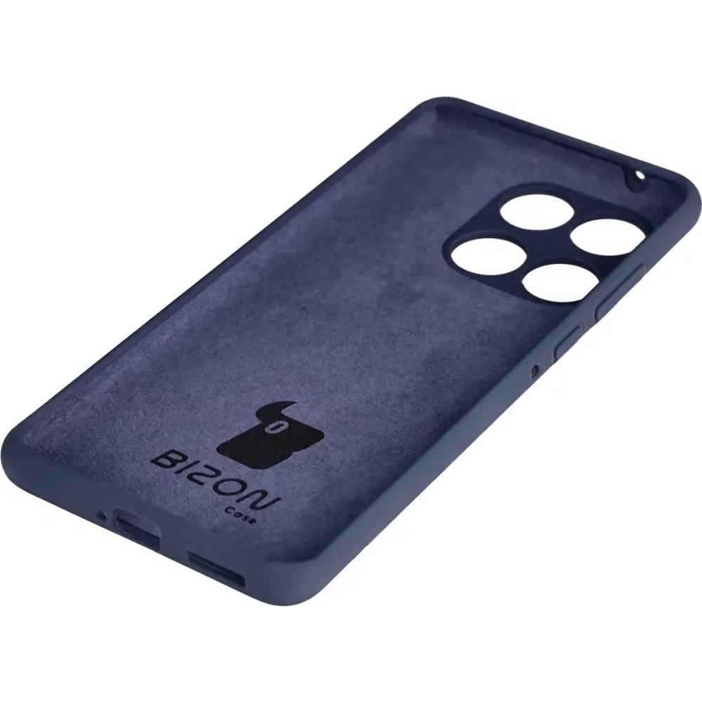 Silikonowe etui Bizon Soft Case do Motorola Edge 60 Fusion / 60 ciemnoniebieskie