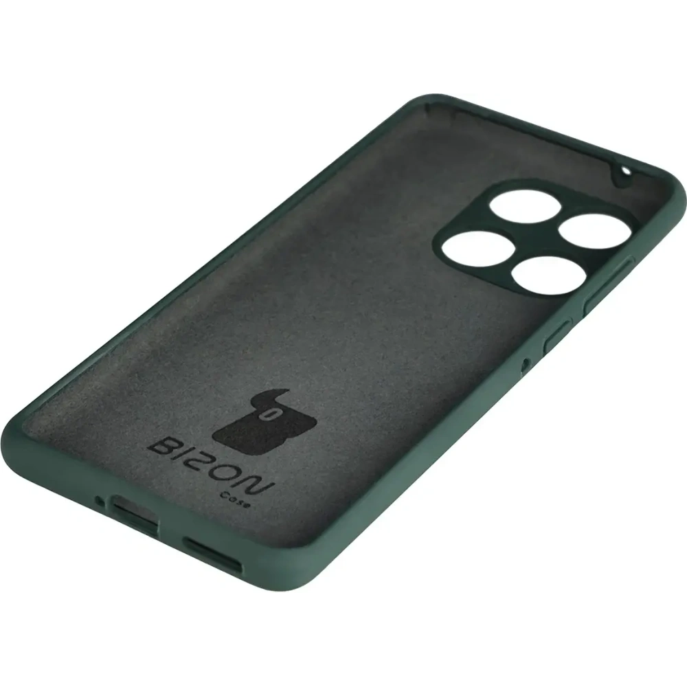 Silikonowe etui Bizon Soft Case do Motorola Edge 60 Fusion / 60 ciemnozielone