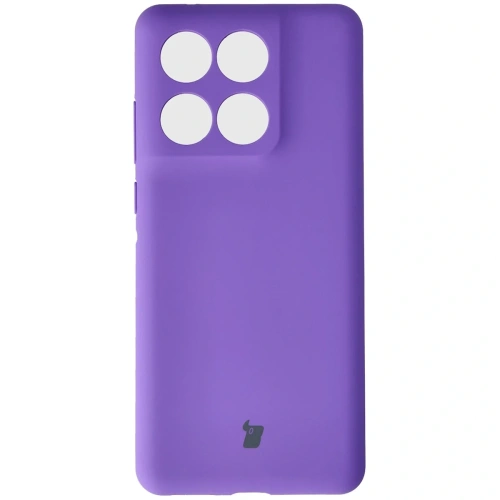 Silikonowe etui Bizon Soft Case do Motorola Edge 60 Fusion / 60 fioletowe