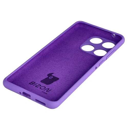Silikonowe etui Bizon Soft Case do Motorola Edge 60 Fusion / 60 fioletowe