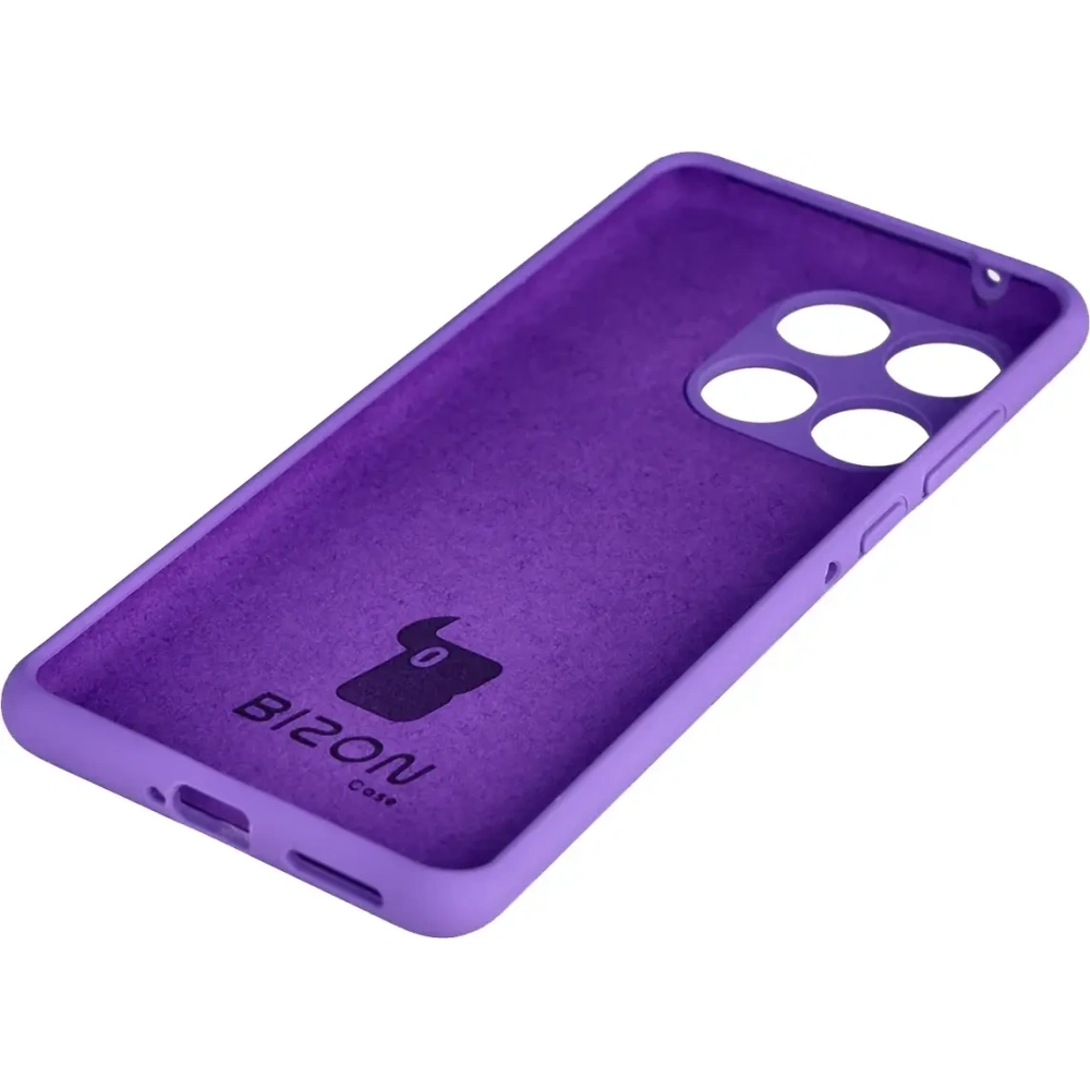 Silikonowe etui Bizon Soft Case do Motorola Edge 60 Fusion / 60 fioletowe