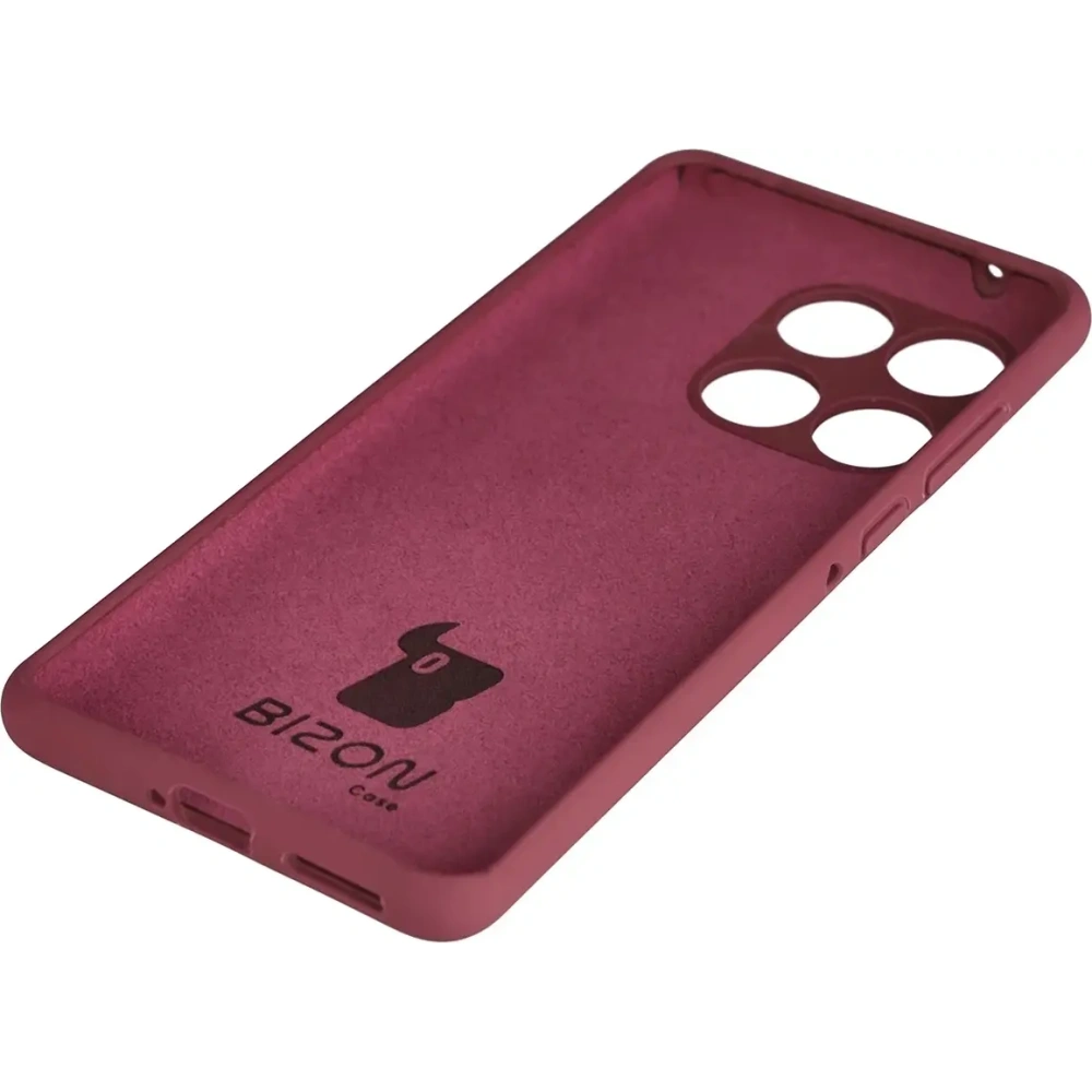 Silikonowe etui Bizon Soft Case do Motorola Edge 60 Fusion / 60 ciemnofioletowe