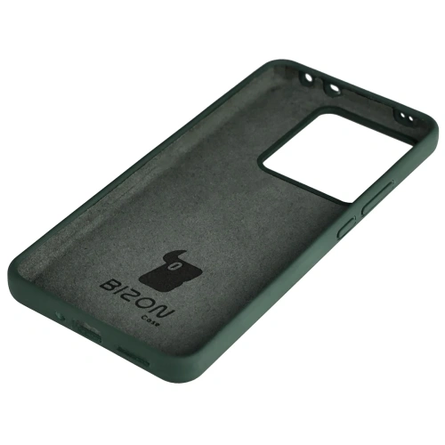 Silikonowe etui Bizon Soft Case do Realme GT 7 / 7T ciemnozielone
