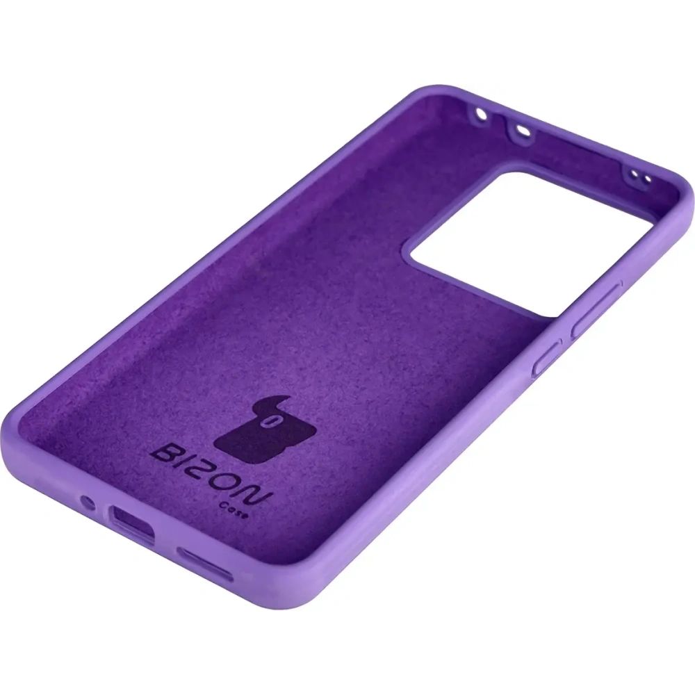 Silikonowe etui Bizon Soft Case do Realme GT 7 / 7T fioletowe