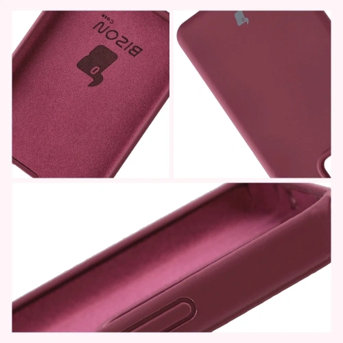 Silikonowe etui Bizon Soft Case do Realme GT 7 / 7T ciemnofioletowe