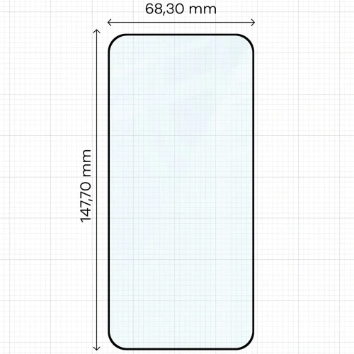 Szkło hartowane Bizon Glass Edge 2 do Vivo X200 FE czarna ramka