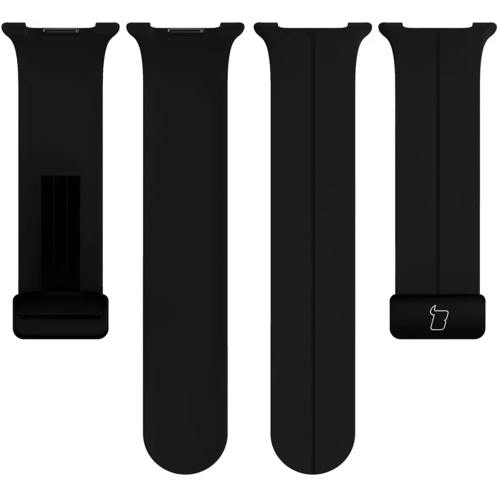 Silikonowy pasek Bizon Strap Watch Silicone L do Samsung Galaxy Watch 8 40mm / 44mm / 8 Classic 46mm czarny