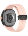 Silikonowy pasek Bizon Strap Watch Silicone L do Samsung Galaxy Watch 8 40mm / 44mm / 8 Classic 46mm różowy