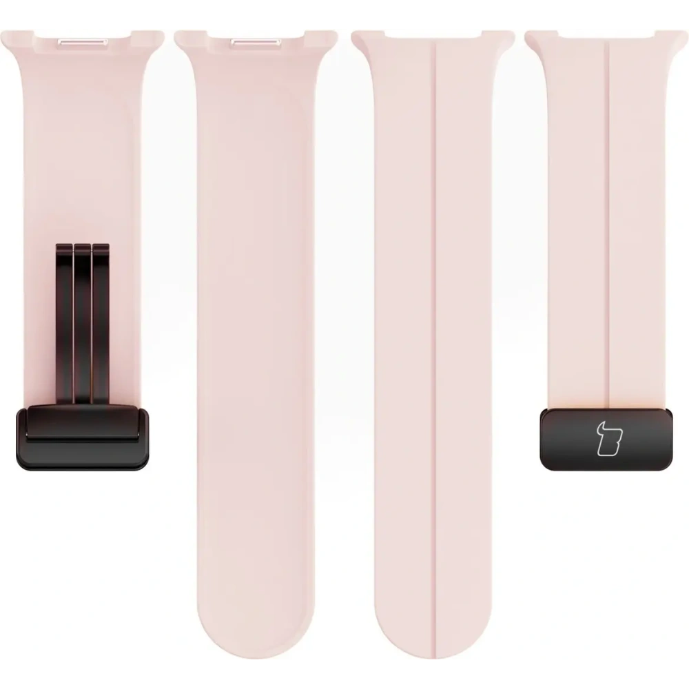 Silikonowy pasek Bizon Strap Watch Silicone L do Samsung Galaxy Watch 8 40mm / 44mm / 8 Classic 46mm różowy