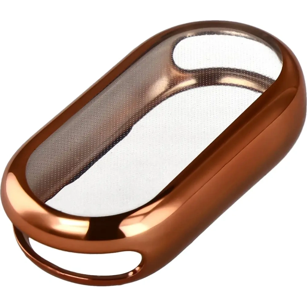 Etui z osłoną ekranu Bizon Case Watch Felipe do Xiaomi Smart Band 10 różowozłote