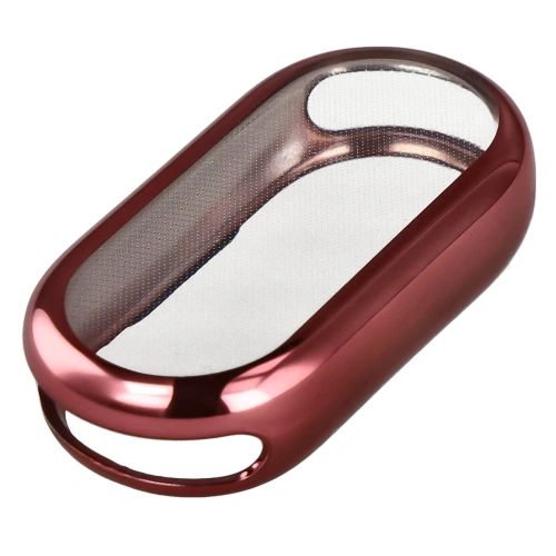 Etui z osłoną ekranu Bizon Case Watch Felipe do Xiaomi Smart Band 10 różowe