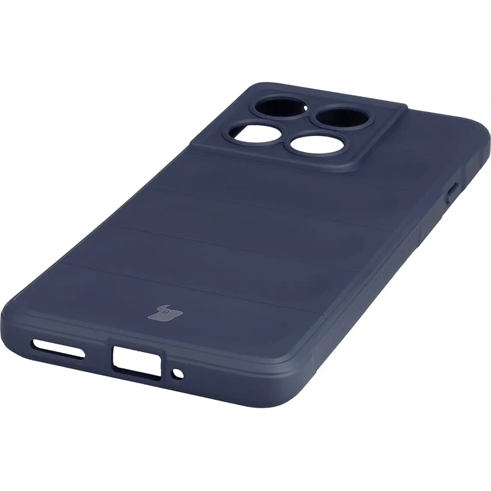 Pancerne etui Bizon Case Tur do Motorola Edge 60 Pro granatowe