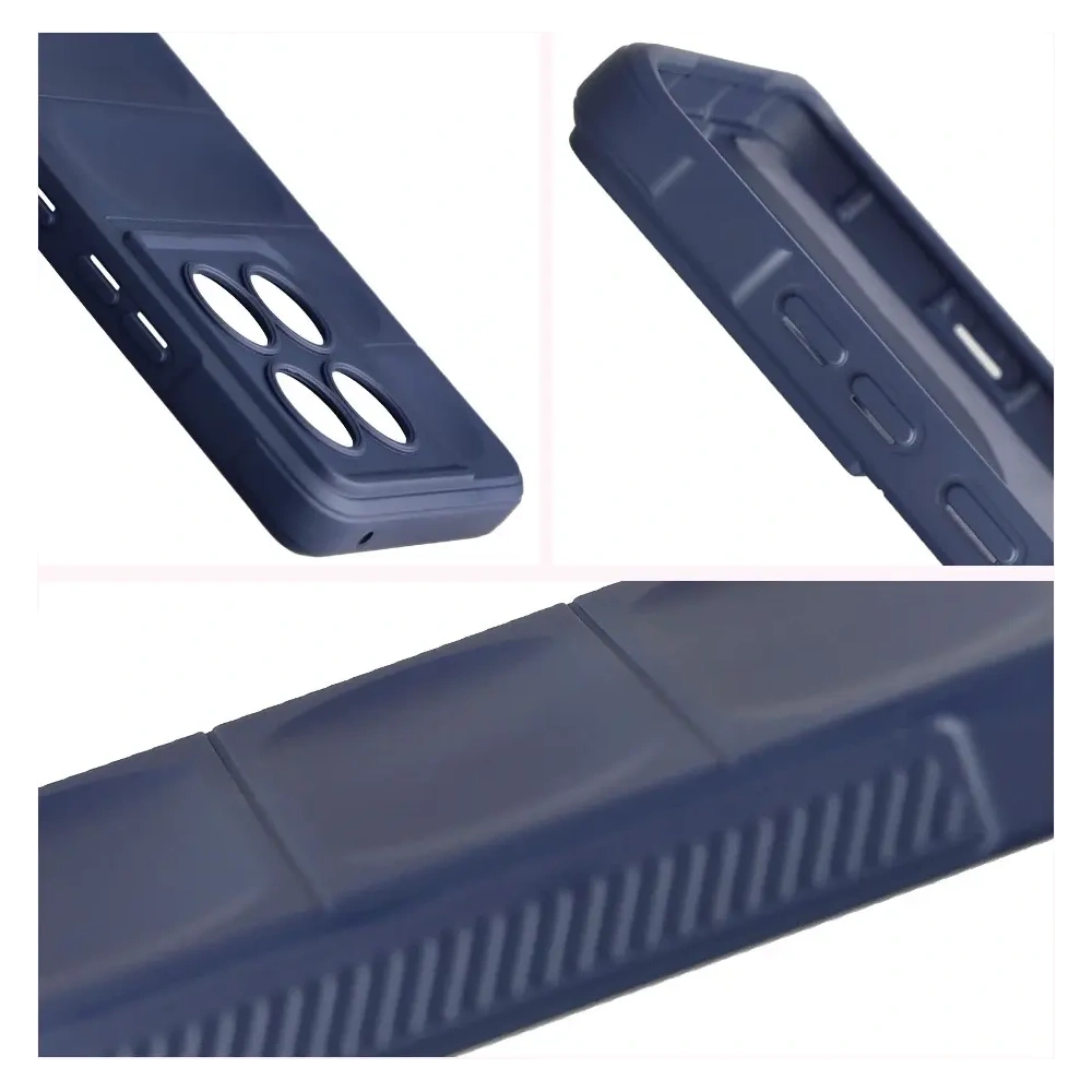 Pancerne etui Bizon Case Tur do Motorola Edge 60 Pro granatowe