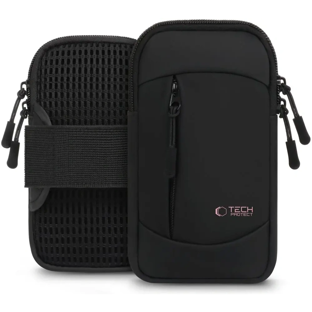 Pokrowiec na ramię Tech-Protect M6 Universal Sport Armband Black/pink