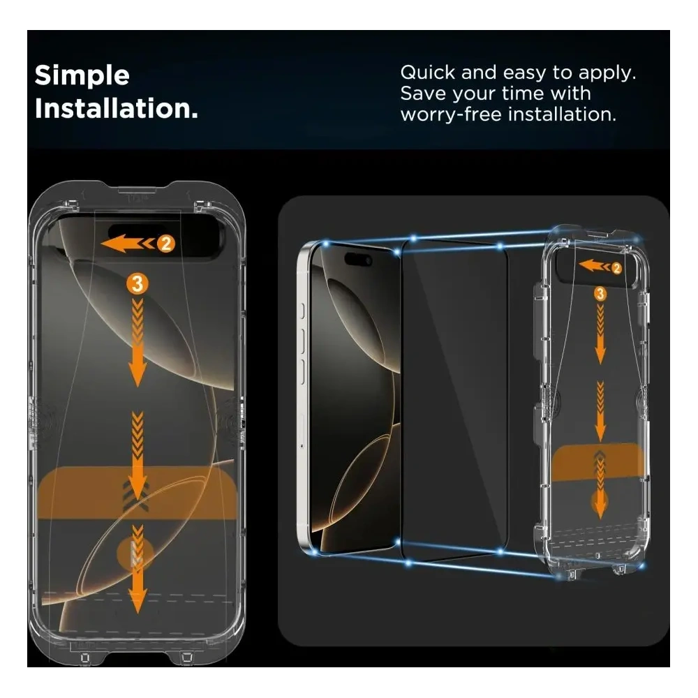 Szkło prywatyzujące Tech-Protect Quick Set Spy+ do Apple iPhone 12 / 12 Pro Privacy [2 PACK]