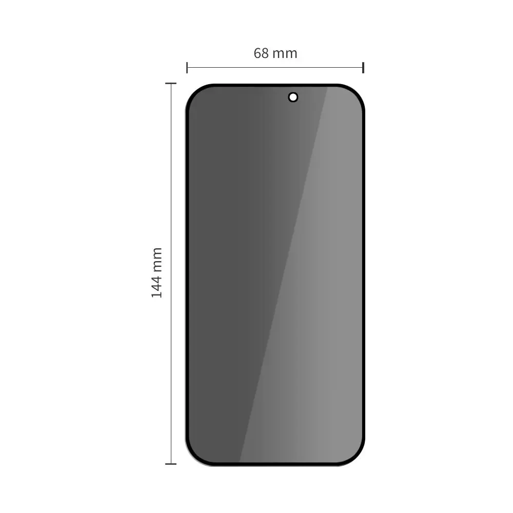 Szkło prywatyzujące Tech-Protect Quick Set Spy+ do Apple iPhone 15 / 16 Privacy [2 PACK]