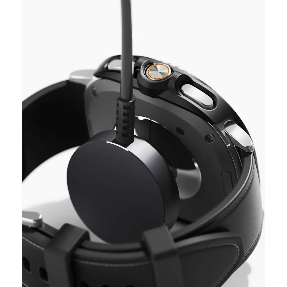 Nakładka Ringke Slim do Samsung Galaxy Watch 8 Classic 46mm Clear & Matte Black [2 PACK]