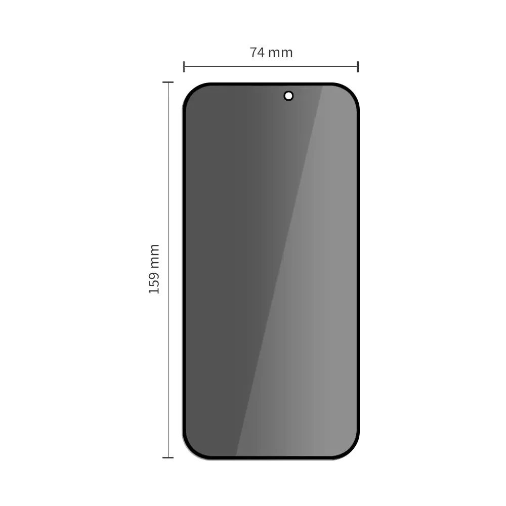 Szkło prywatyzujące Tech-Protect Quick Set Spy+ do Apple iPhone 16 Pro Max Privacy [2 PACK]