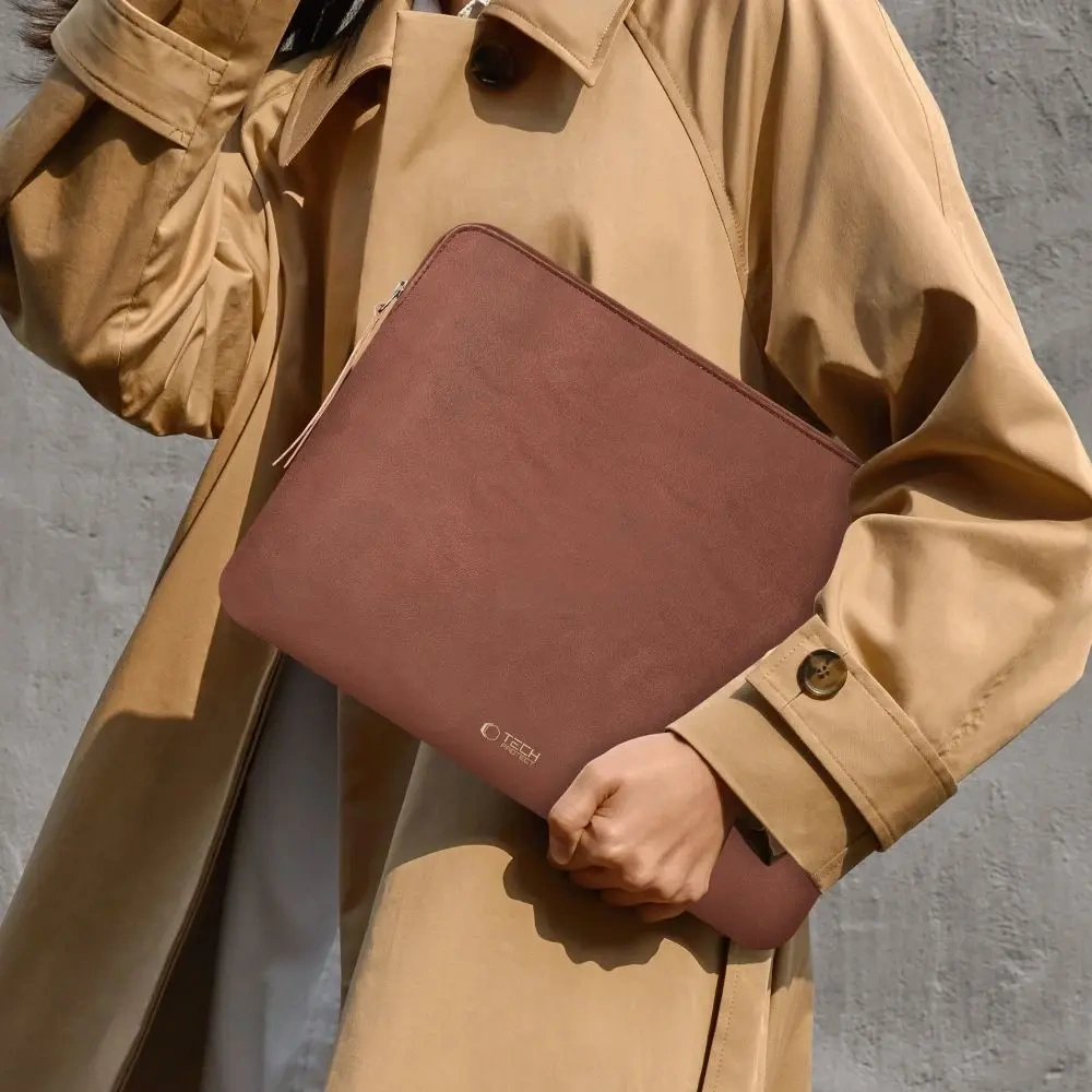 Torba Tech-Protect Fleece Laptop 15-16 Brown