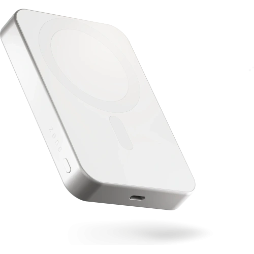Powerbank magnetyczny ZENS Slim Qi2 Aluminium Powerbank 10000 mAh MagSafe / Qi2 (white)